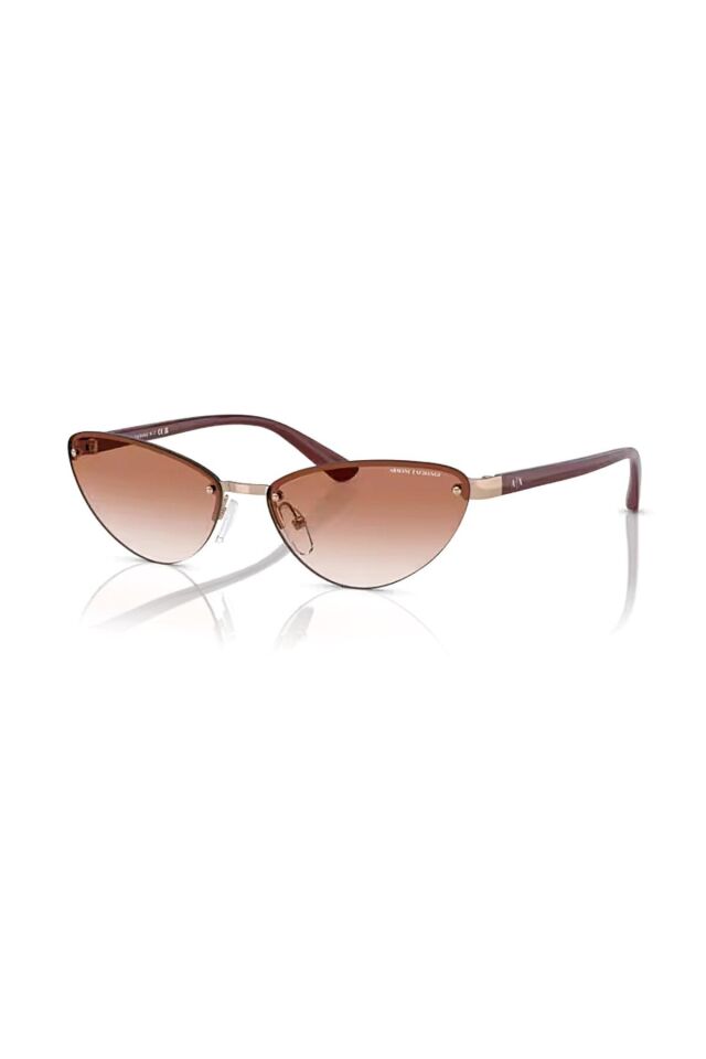 AEX 2049S 610313 58 Kadın Cat Eye Rose Gold Metal Güneş Gözlüğü