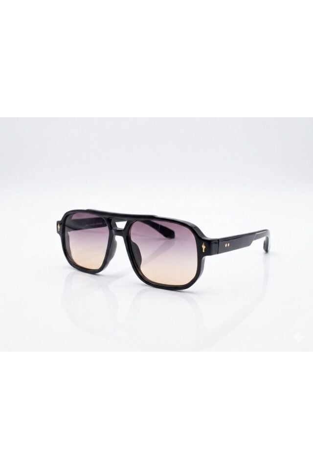 CAPRİ Col100 Çift Renk Açık Cam UV400 Unisex